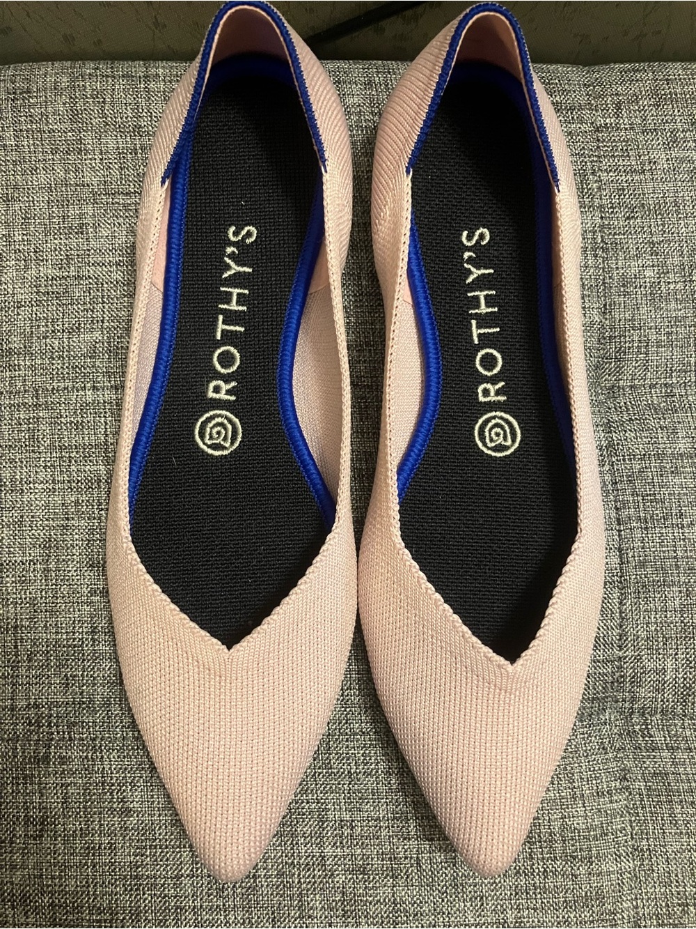 Rothy's The Point Women's Petal Pink Slip On Shoes Flats Size 8